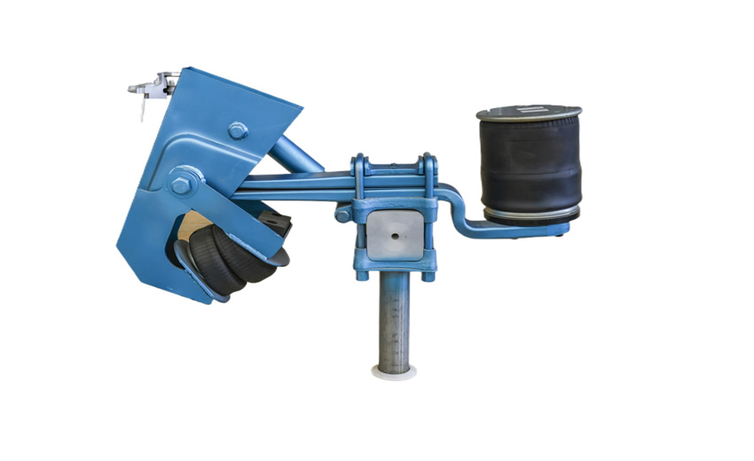 Truck support bridge air suspension